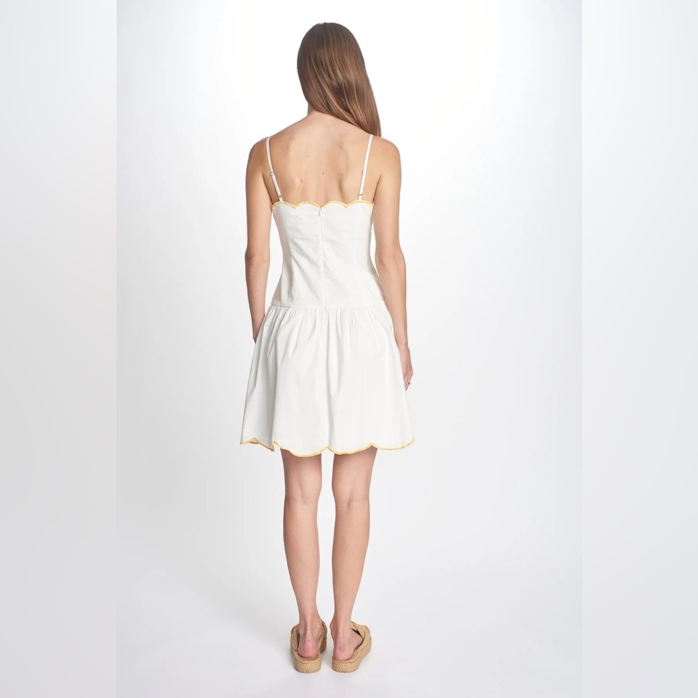 Anthropologie COREY LYNN CALTER Lemon Print Dress Embroidered Destiny Sundress - Picture 7 of 16